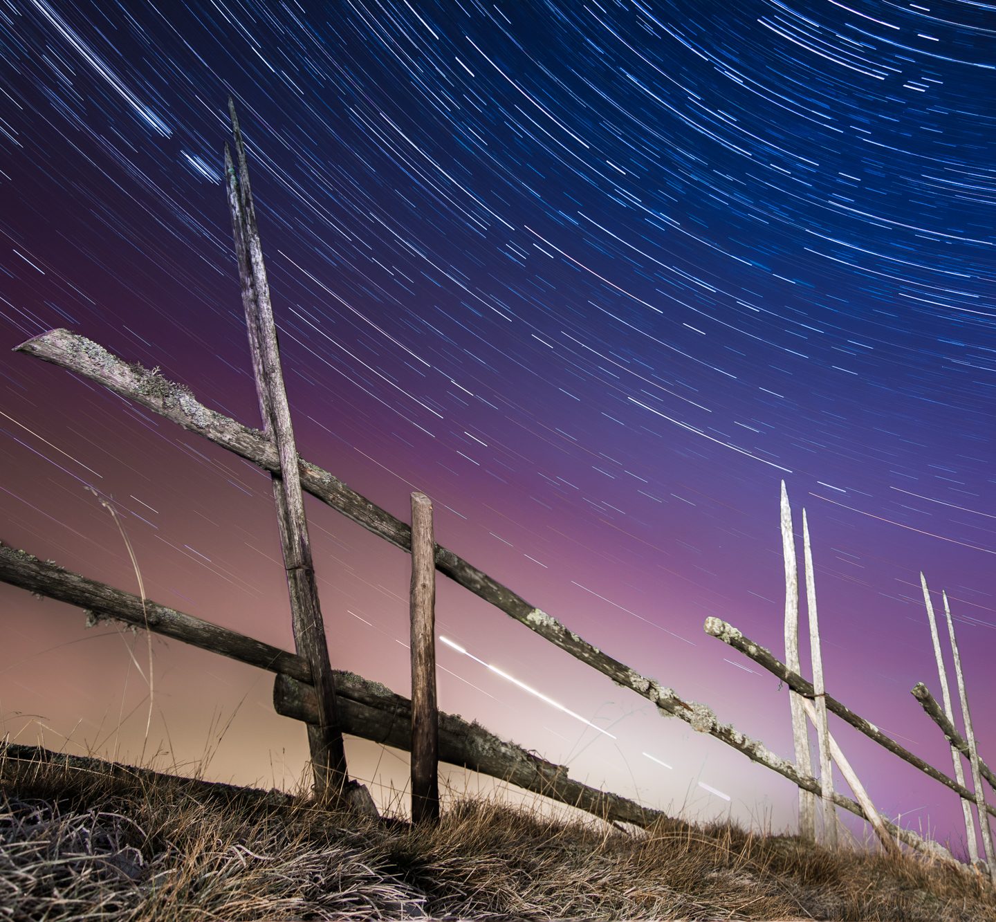 Star trails and light painting